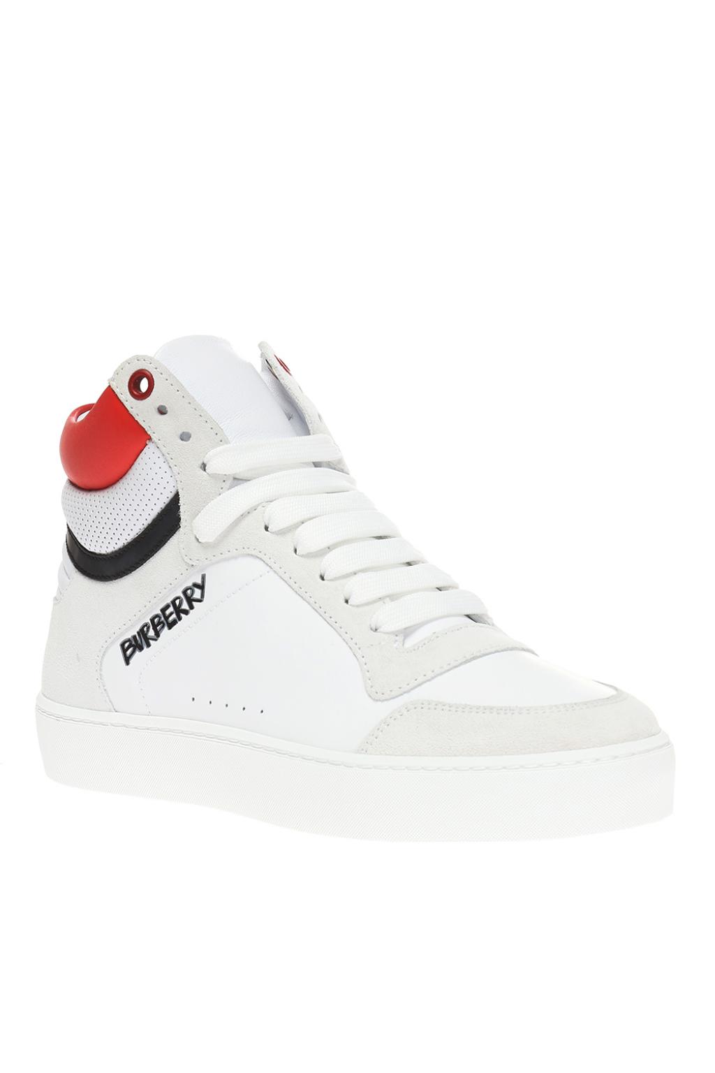 Burberry reeth high top sneakers new arrivals